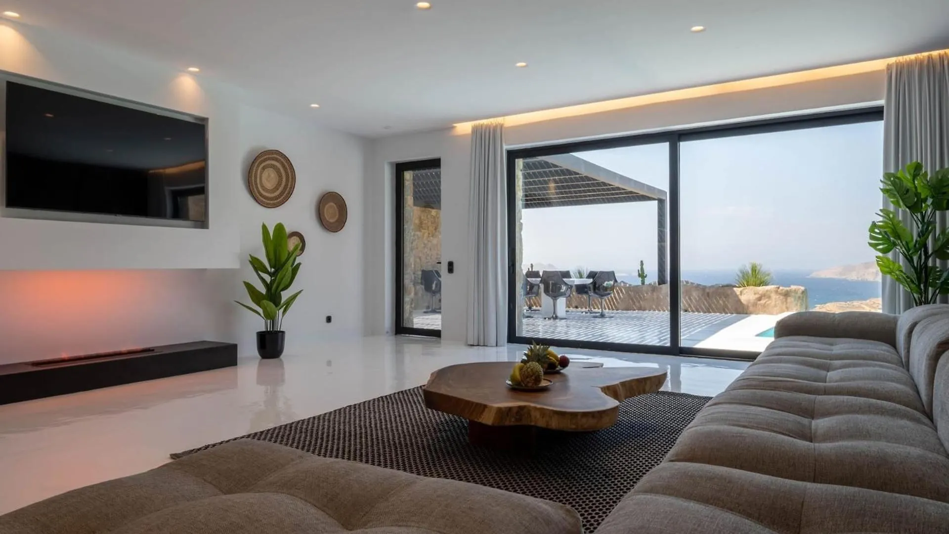 Extraordinary Mykonos Villa Villa Shifu 6 Bedrooms Unique Aegean Sea Views Private Infinity Pool Ftelia Beach Ano Mera