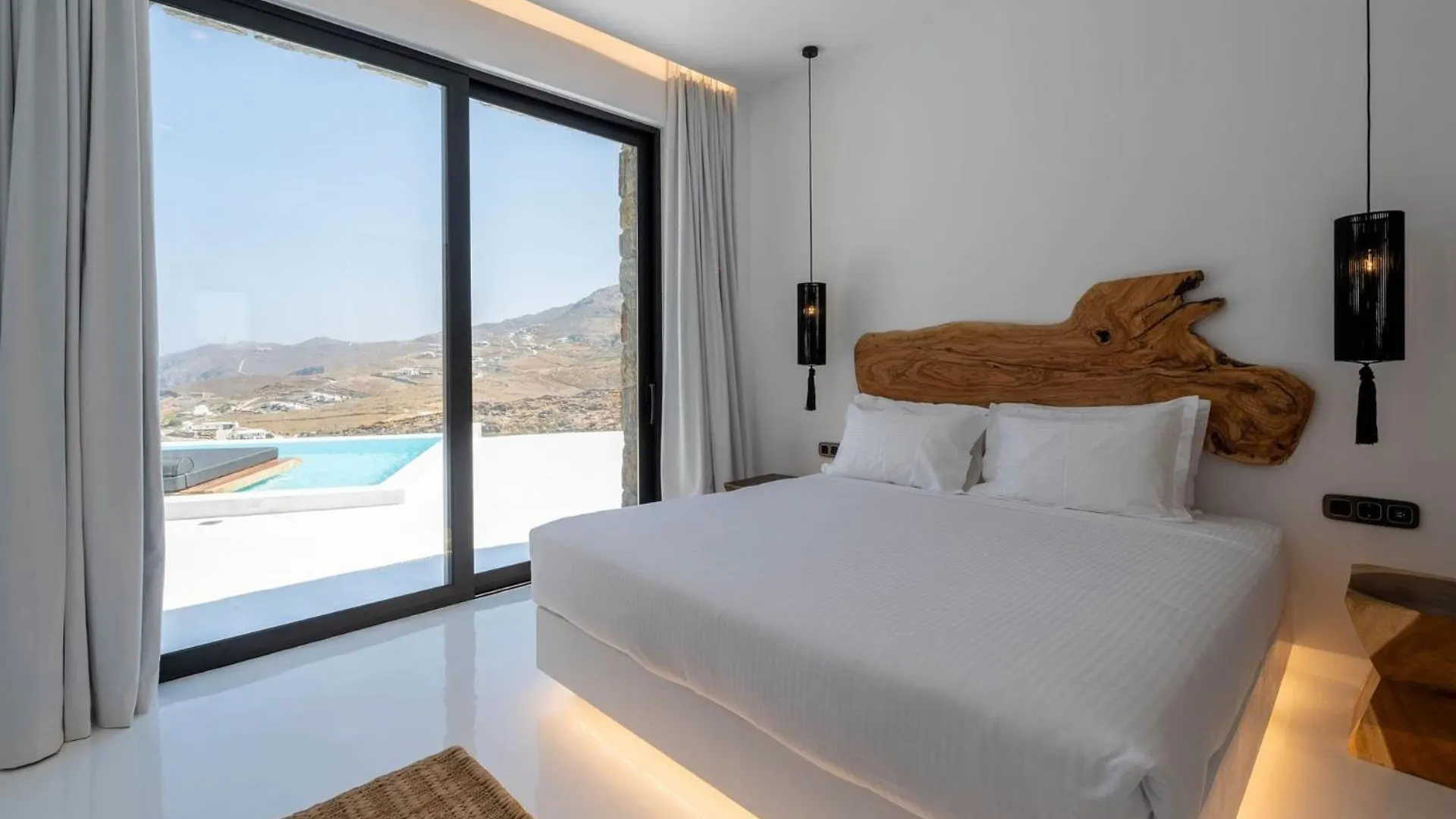 Extraordinary Mykonos Villa Villa Shifu 6 Bedrooms Unique Aegean Sea Views Private Infinity Pool Ftelia Beach Ano Mera