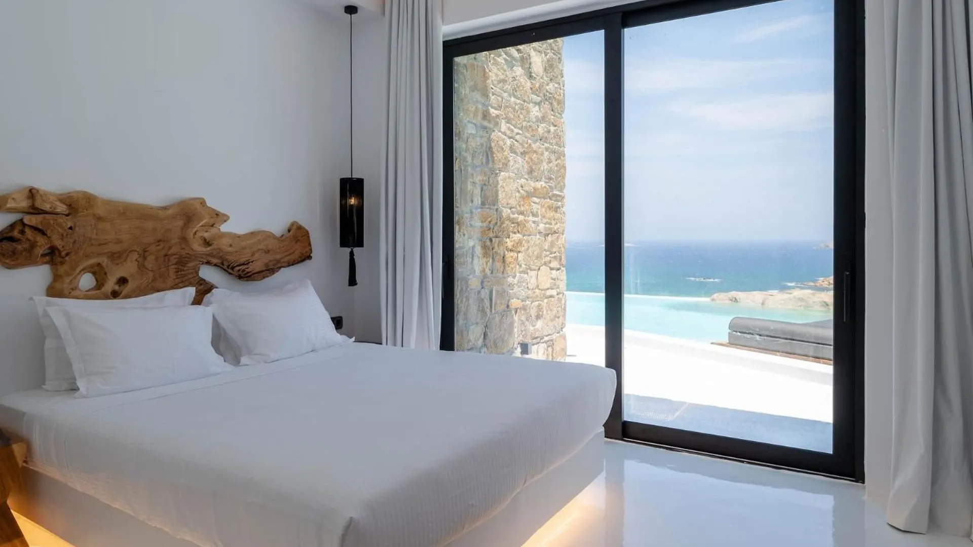 Extraordinary Mykonos Villa Villa Shifu 6 Bedrooms Unique Aegean Sea Views Private Infinity Pool Ftelia Beach Ano Mera