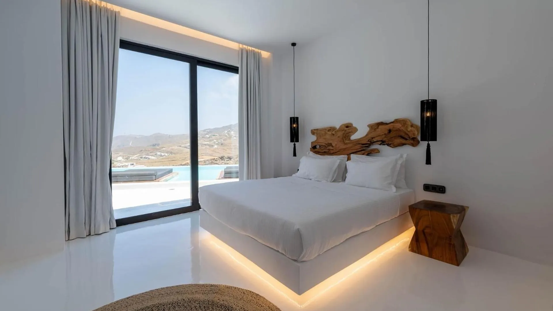 Extraordinary Mykonos Villa Villa Shifu 6 Bedrooms Unique Aegean Sea Views Private Infinity Pool Ftelia Beach Ano Mera