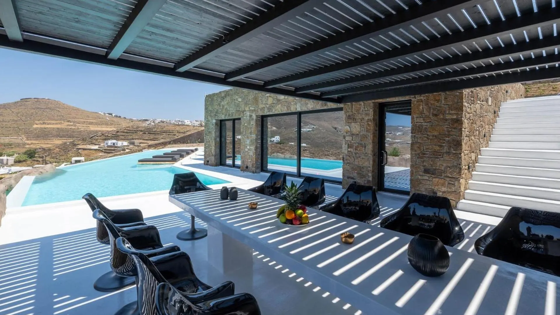 Extraordinary Mykonos Villa Villa Shifu 6 Bedrooms Unique Aegean Sea Views Private Infinity Pool Ftelia Beach Ano Mera