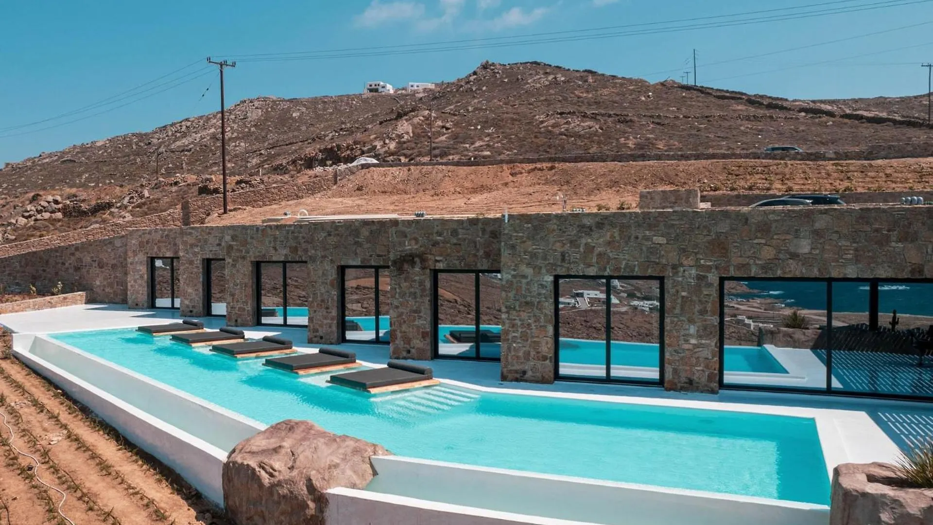 Extraordinary Mykonos Villa Villa Shifu 6 Bedrooms Unique Aegean Sea Views Private Infinity Pool Ftelia Beach Ano Mera Grekland