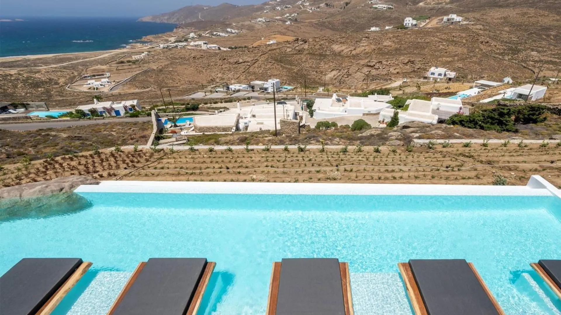 Extraordinary Mykonos Villa Villa Shifu 6 Bedrooms Unique Aegean Sea Views Private Infinity Pool Ftelia Beach Ano Mera