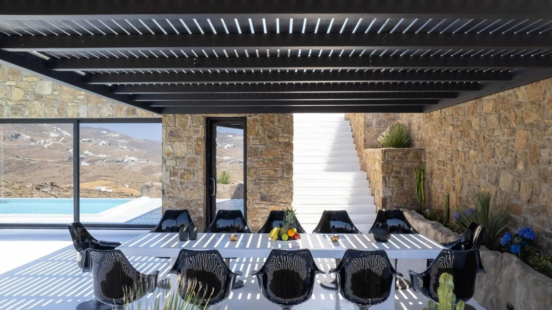 Extraordinary Mykonos Villa Villa Shifu 6 Bedrooms Unique Aegean Sea Views Private Infinity Pool Ftelia Beach Ano Mera