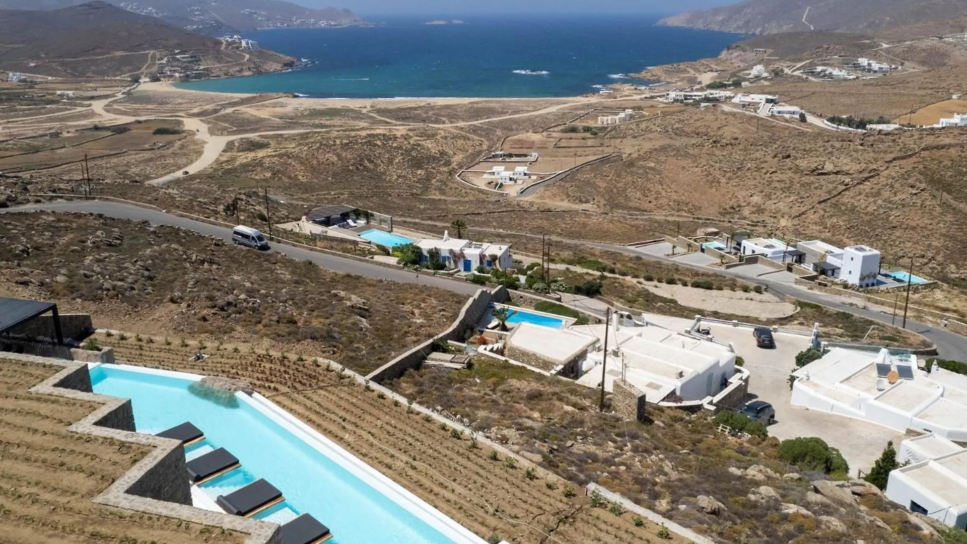 Extraordinary Mykonos Villa Villa Shifu 6 Bedrooms Unique Aegean Sea Views Private Infinity Pool Ftelia Beach Ano Mera