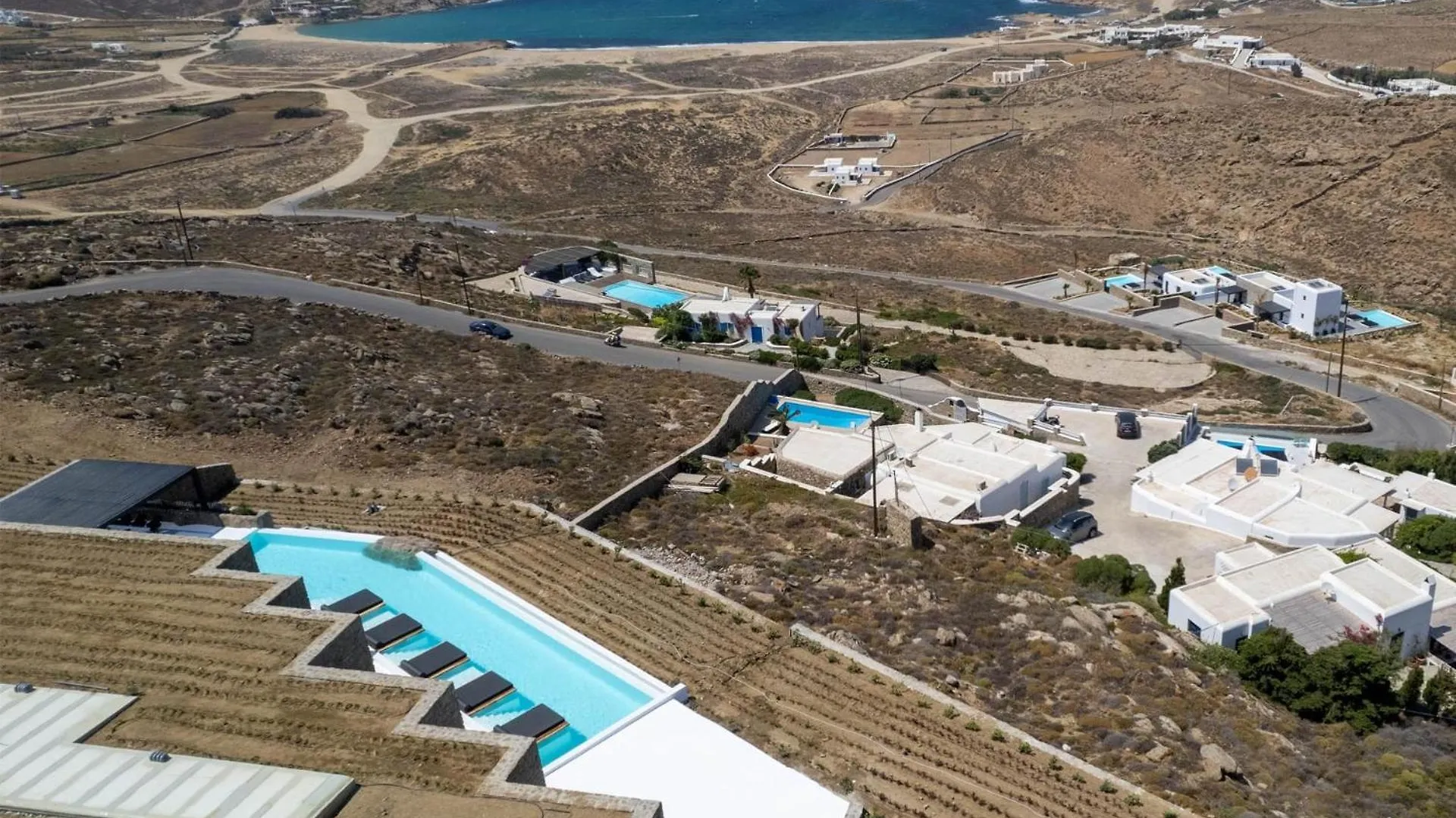 Extraordinary Mykonos Villa Villa Shifu 6 Bedrooms Unique Aegean Sea Views Private Infinity Pool Ftelia Beach Ano Mera 0*,