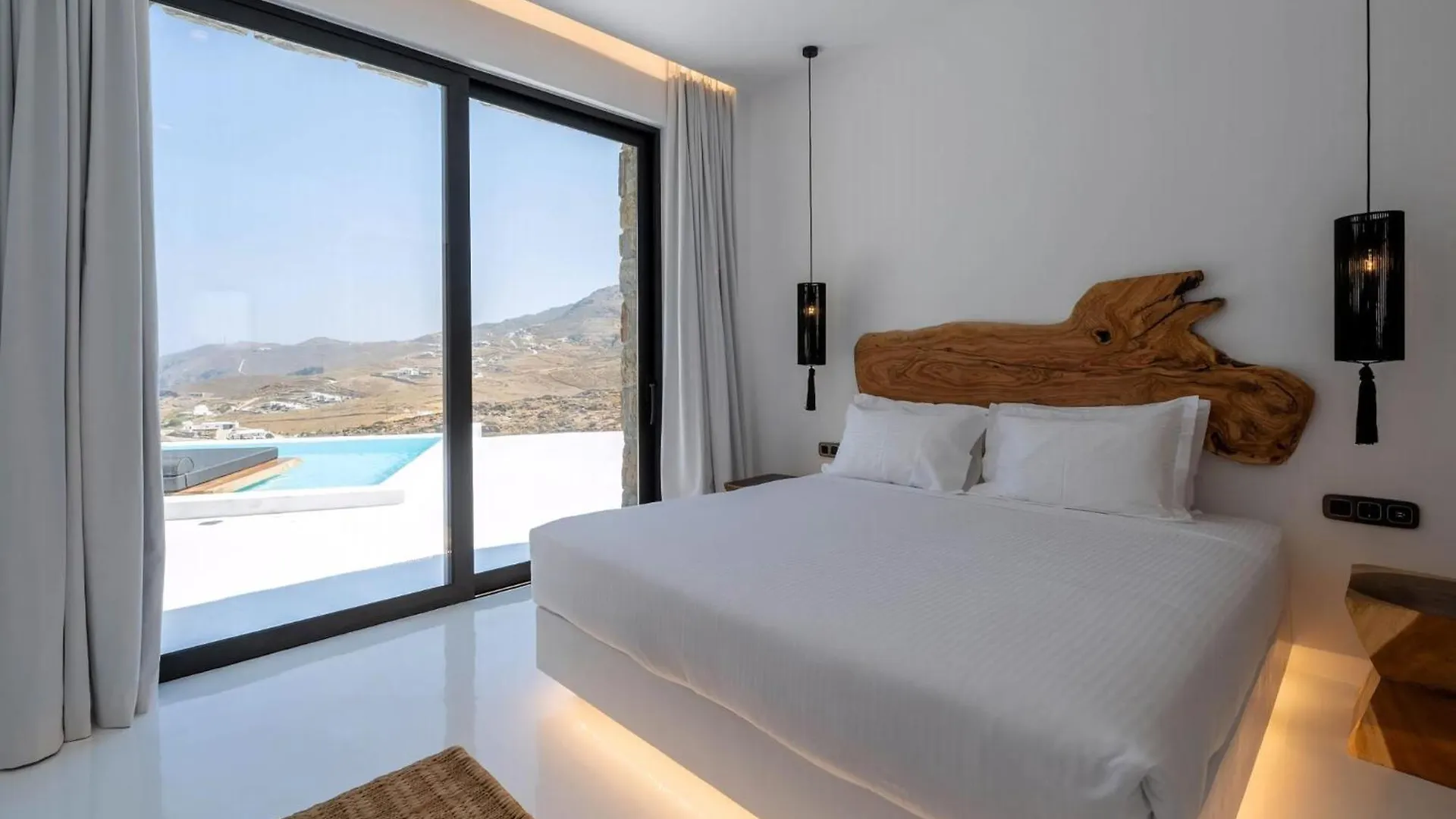 Extraordinary Mykonos Villa Villa Shifu 6 Bedrooms Unique Aegean Sea Views Private Infinity Pool Ftelia Beach Ano Mera