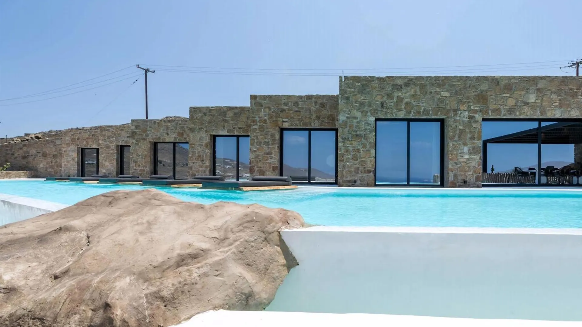 Extraordinary Mykonos Villa Villa Shifu 6 Bedrooms Unique Aegean Sea Views Private Infinity Pool Ftelia Beach Ano Mera Grekland
