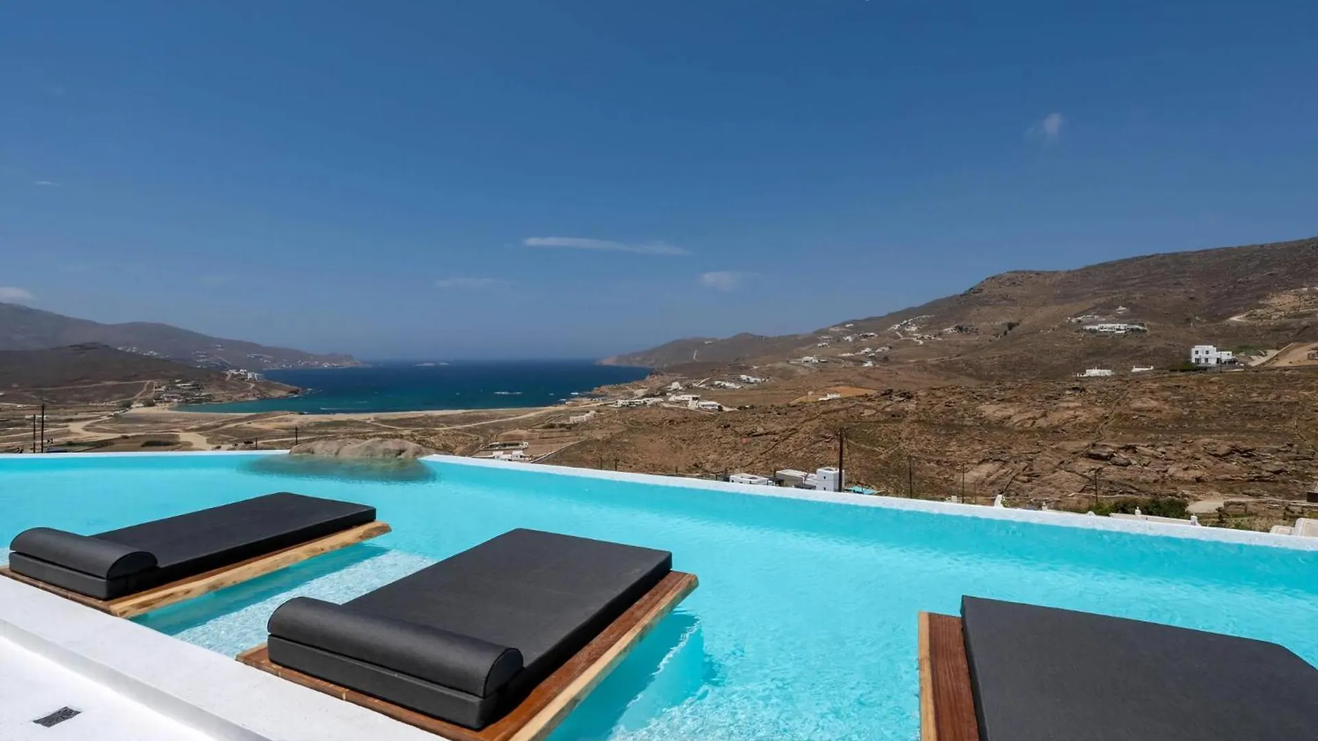 Extraordinary Mykonos Villa Villa Shifu 6 Bedrooms Unique Aegean Sea Views Private Infinity Pool Ftelia Beach Ano Mera